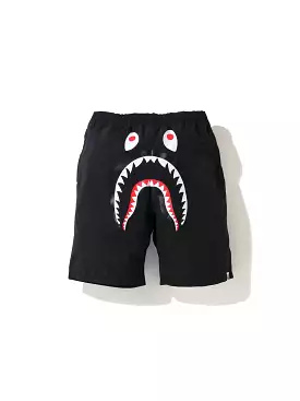 A Bathing Ape Shark Beach Shorts Black