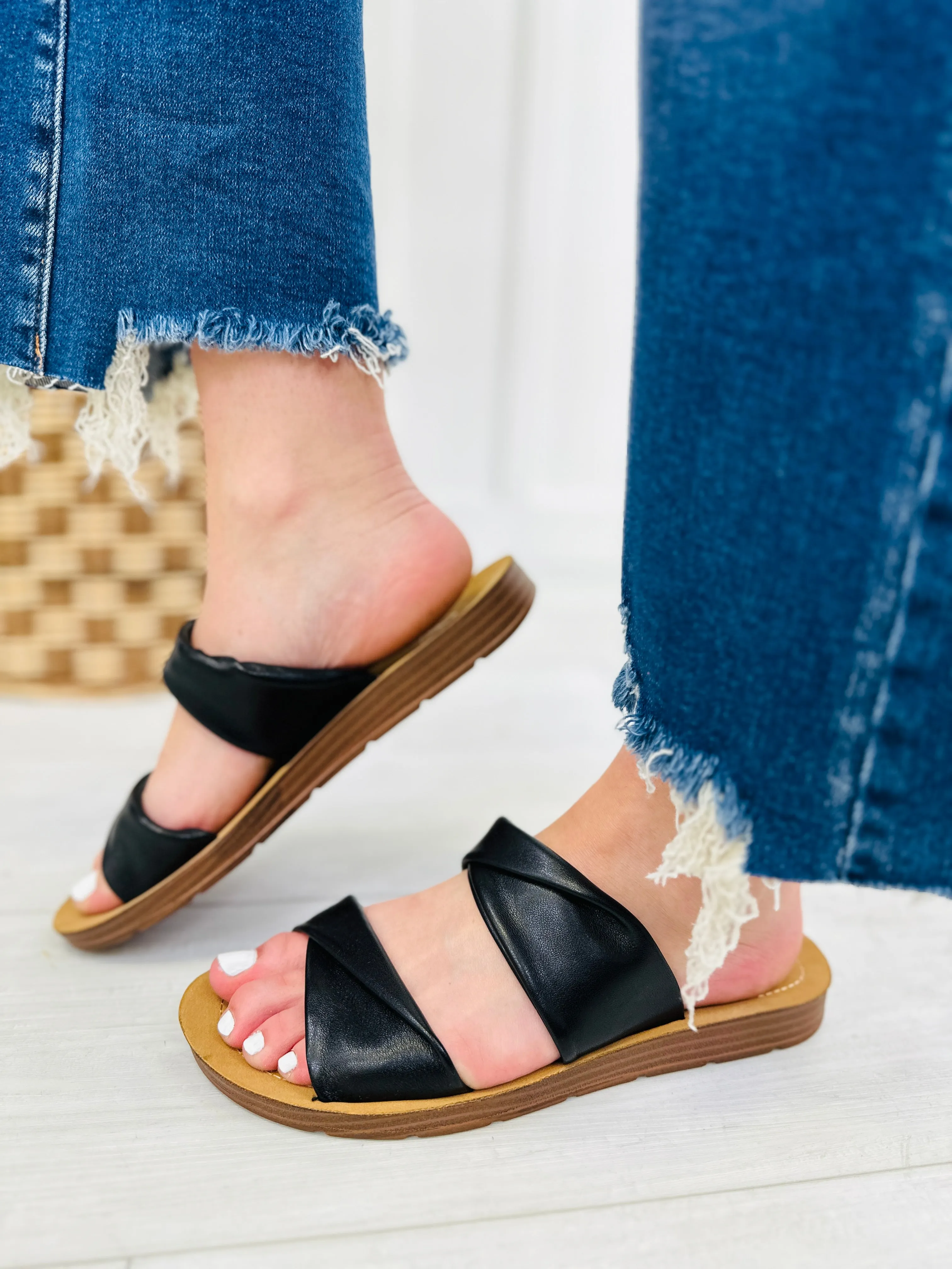 Always One Step Ahead Sandals In Black