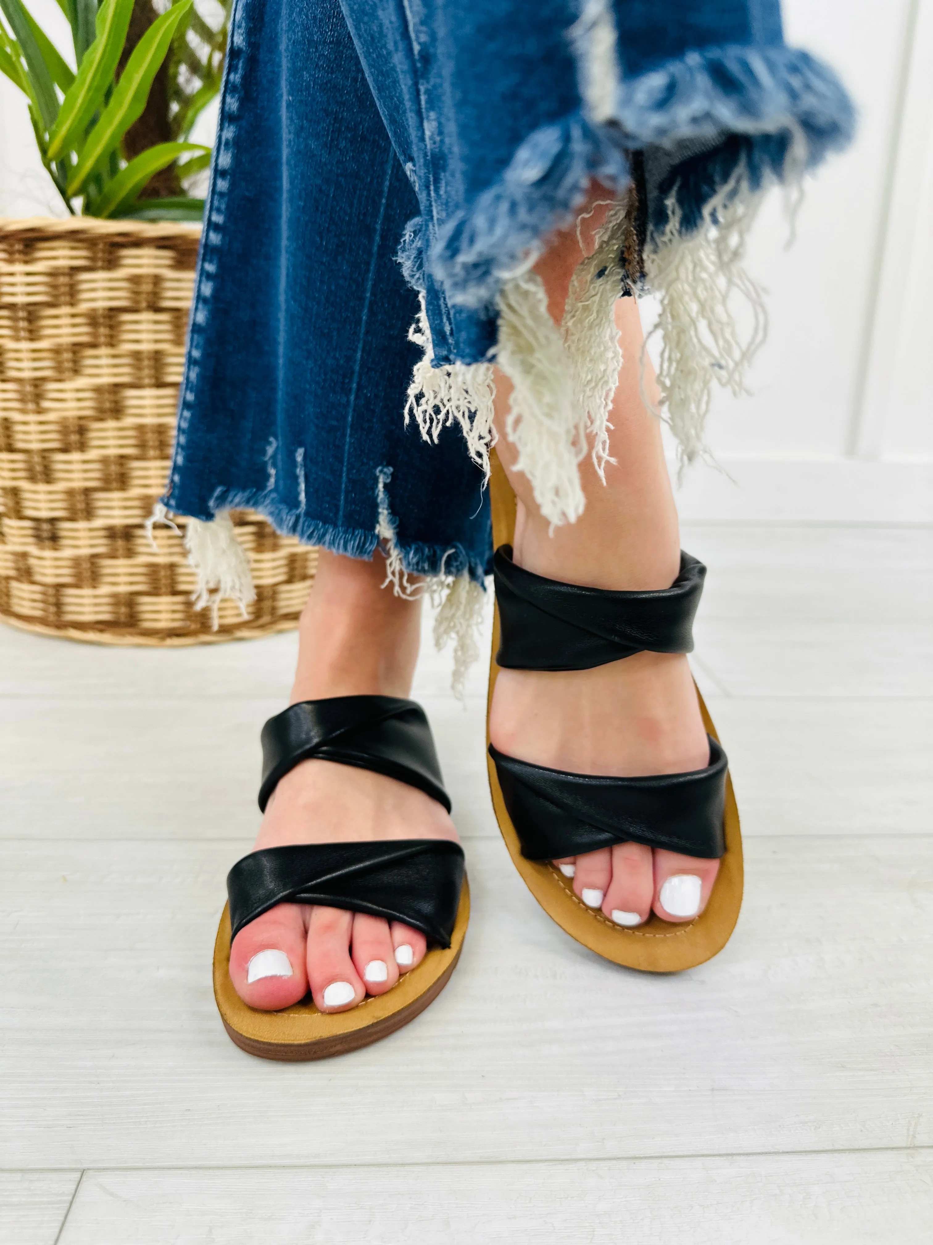 Always One Step Ahead Sandals In Black