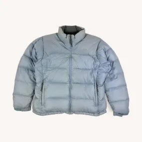 Baby Blue The North Face Nuptse 700 Puffer Jacket Coat (XL)