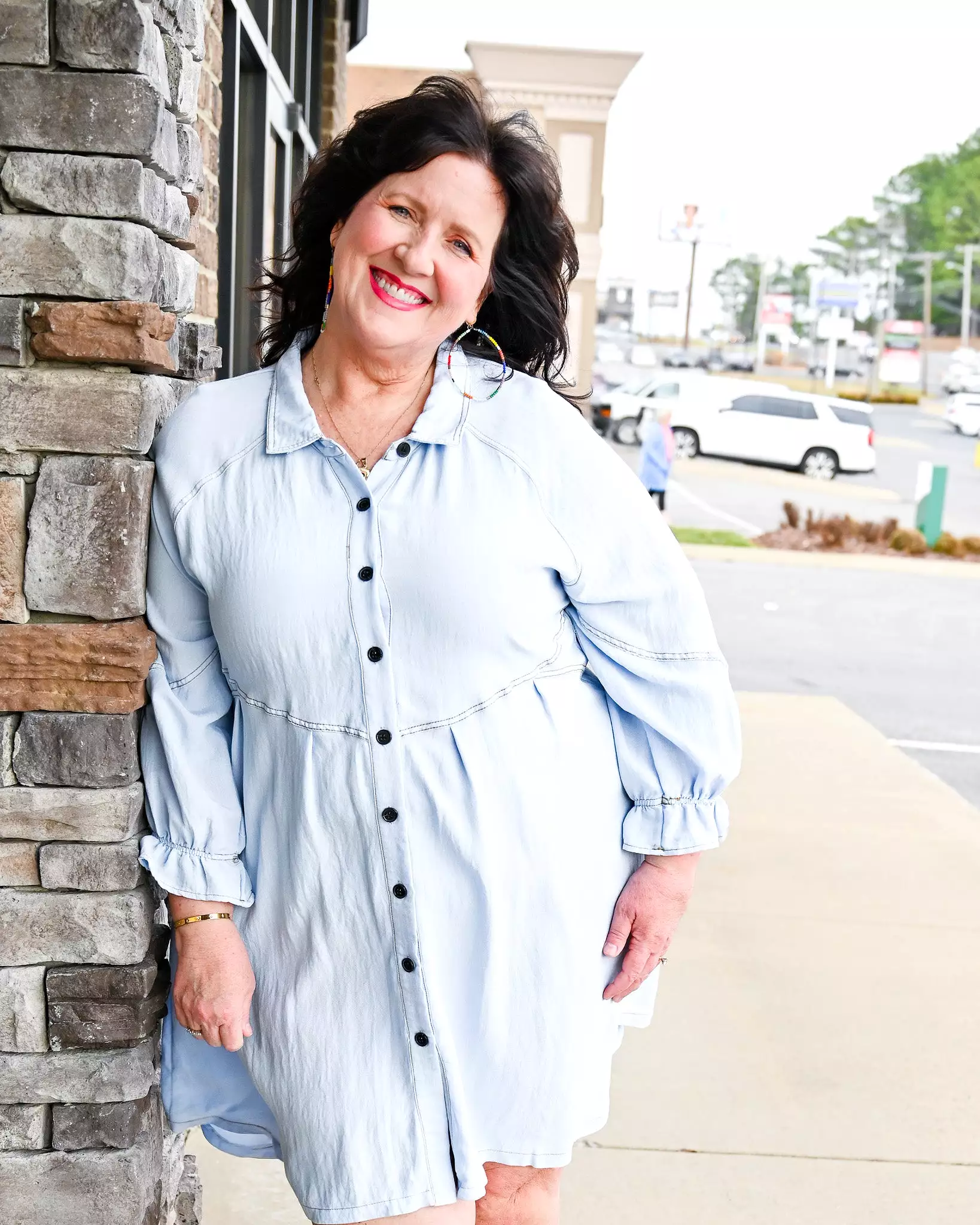 Baby Blues Babydoll Dress PLUS