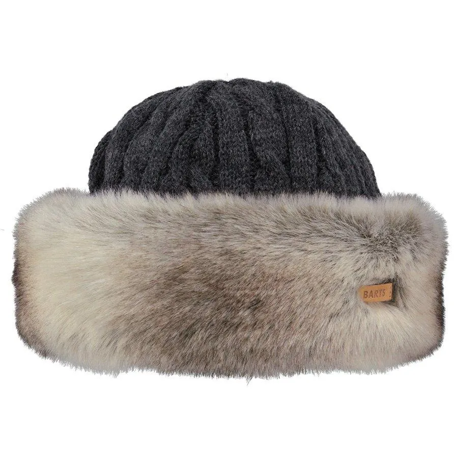 Barts Faux Fur Cable Bandhat | Hats & Beanies | George Fisher