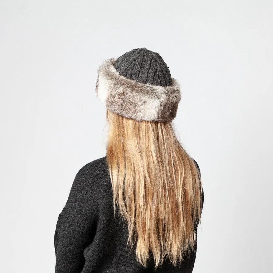 Barts Faux Fur Cable Bandhat | Hats & Beanies | George Fisher