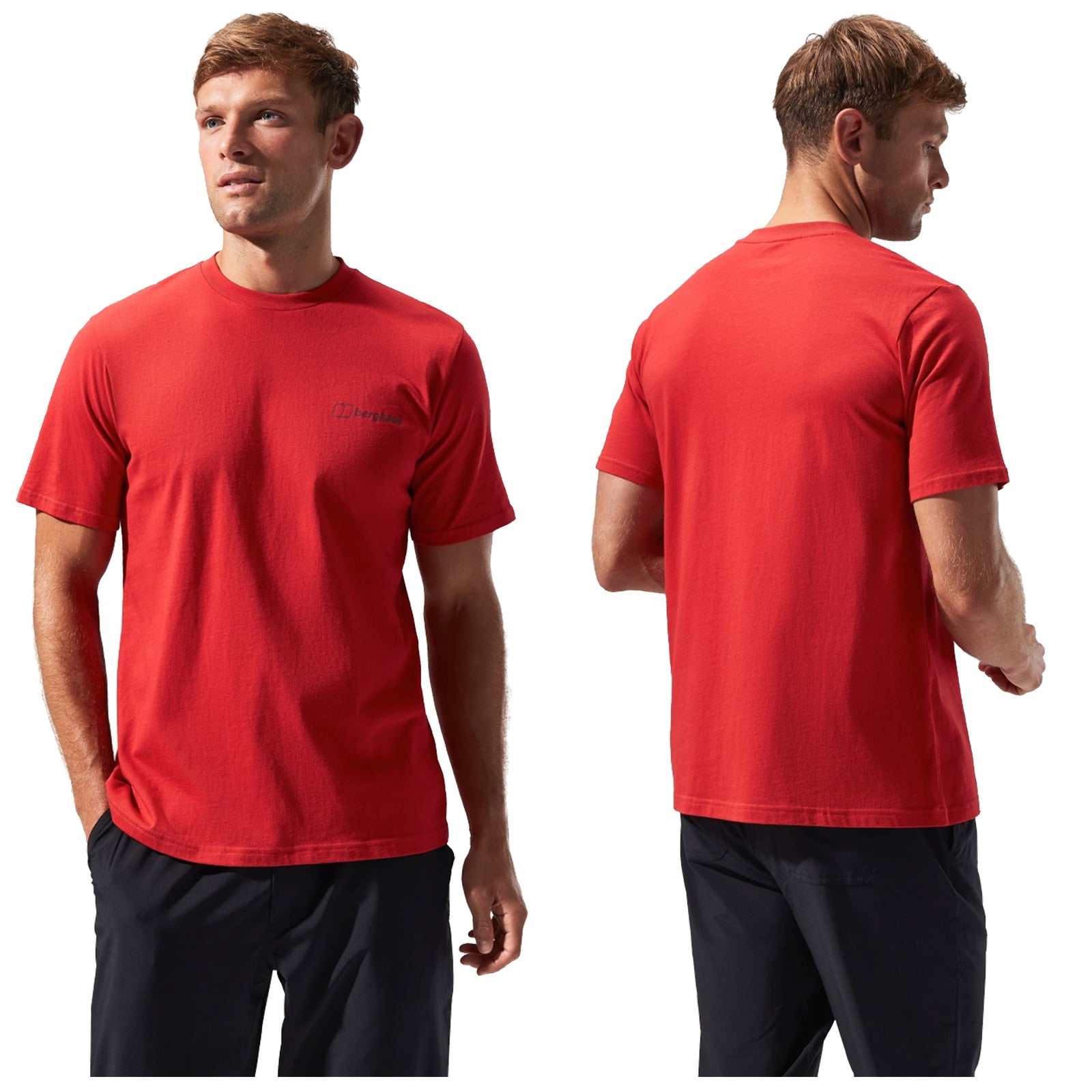 Berghaus Mens Organic Cotton Colour Logo T-Shirt