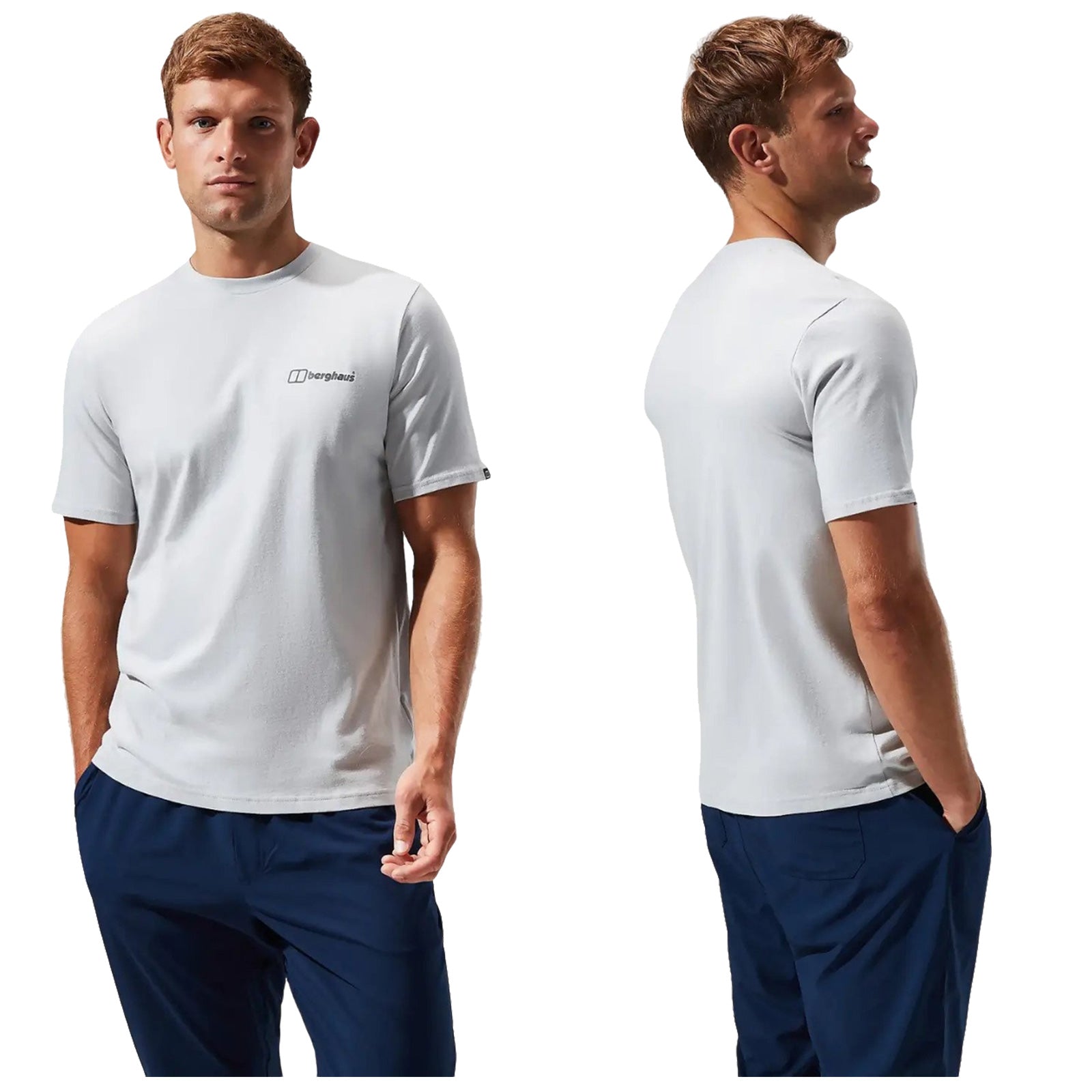 Berghaus Mens Organic Cotton Colour Logo T-Shirt