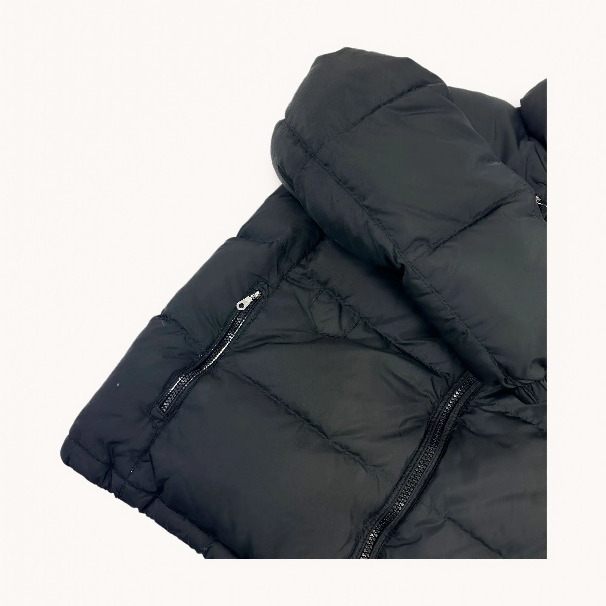 Black 90s Polo Ralph Lauren 250 Puffer Jacket Coat (L)