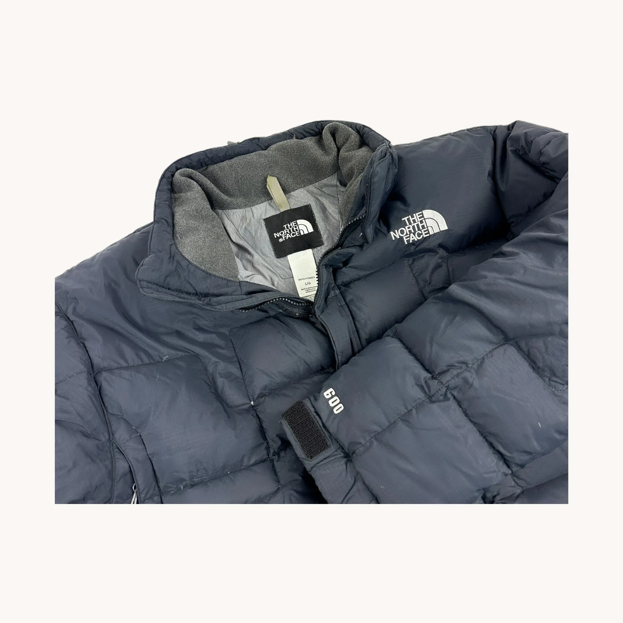 Black The North Face 600 Puffer Jacket Coat (L)