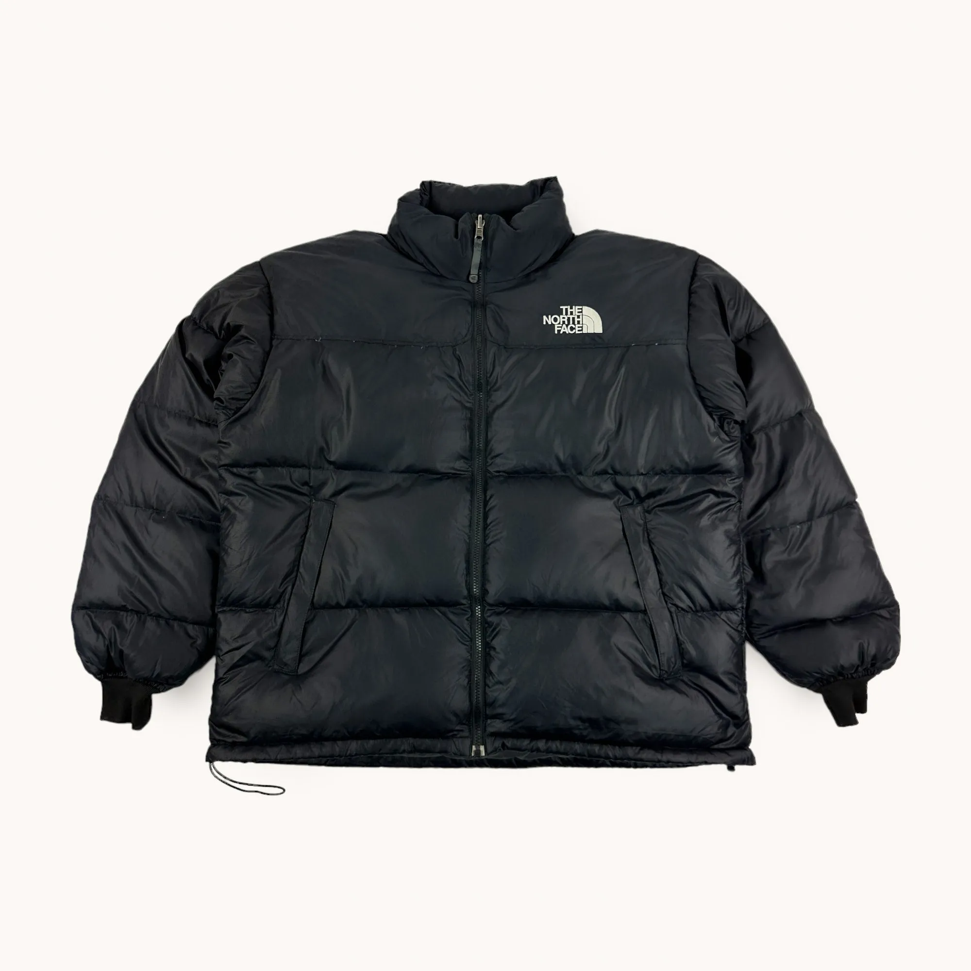 Black The North Face Nuptse 700 Puffer Jacket Coat (XL)