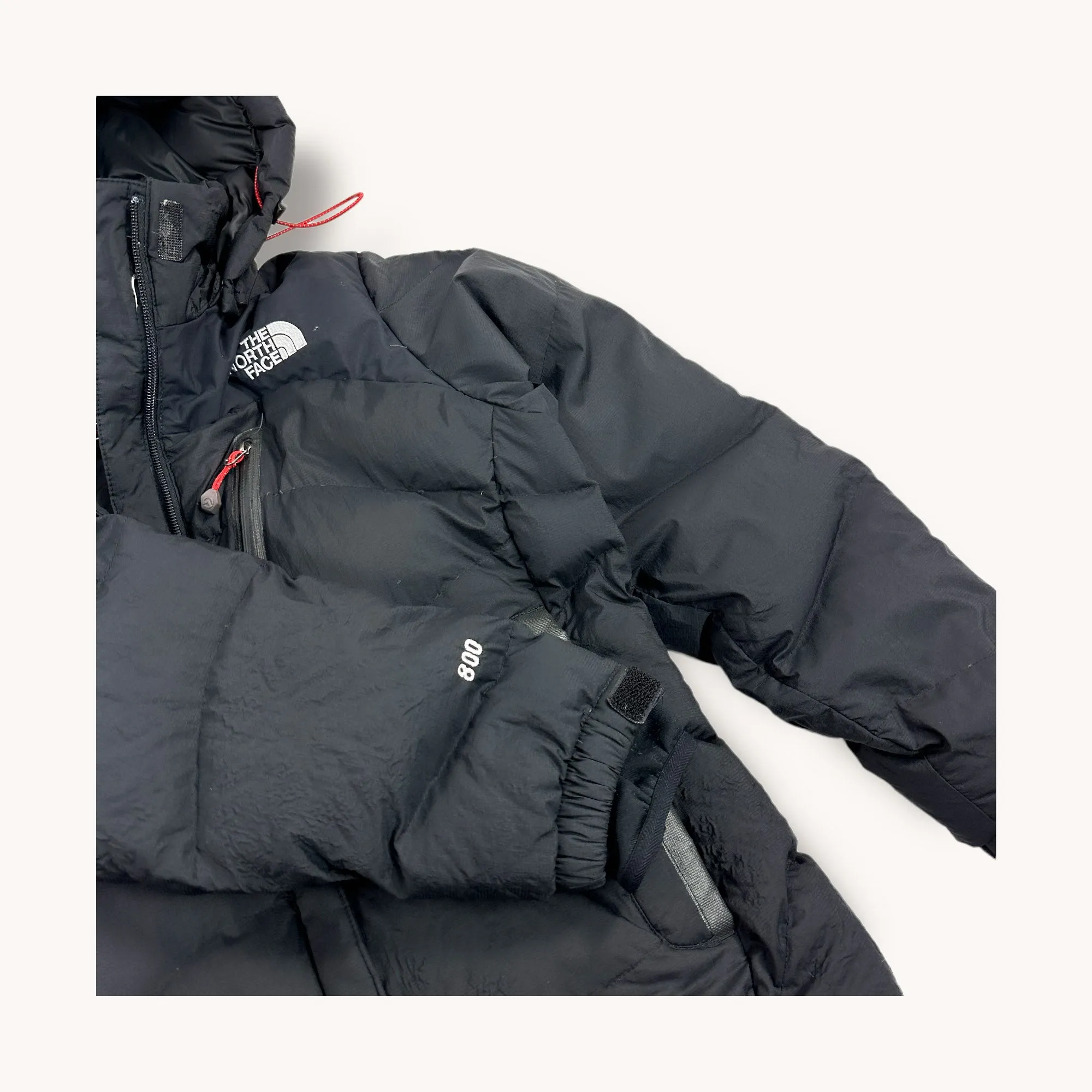 Black The North Face Summit Series 800 Puffer Jacket Coat (M)