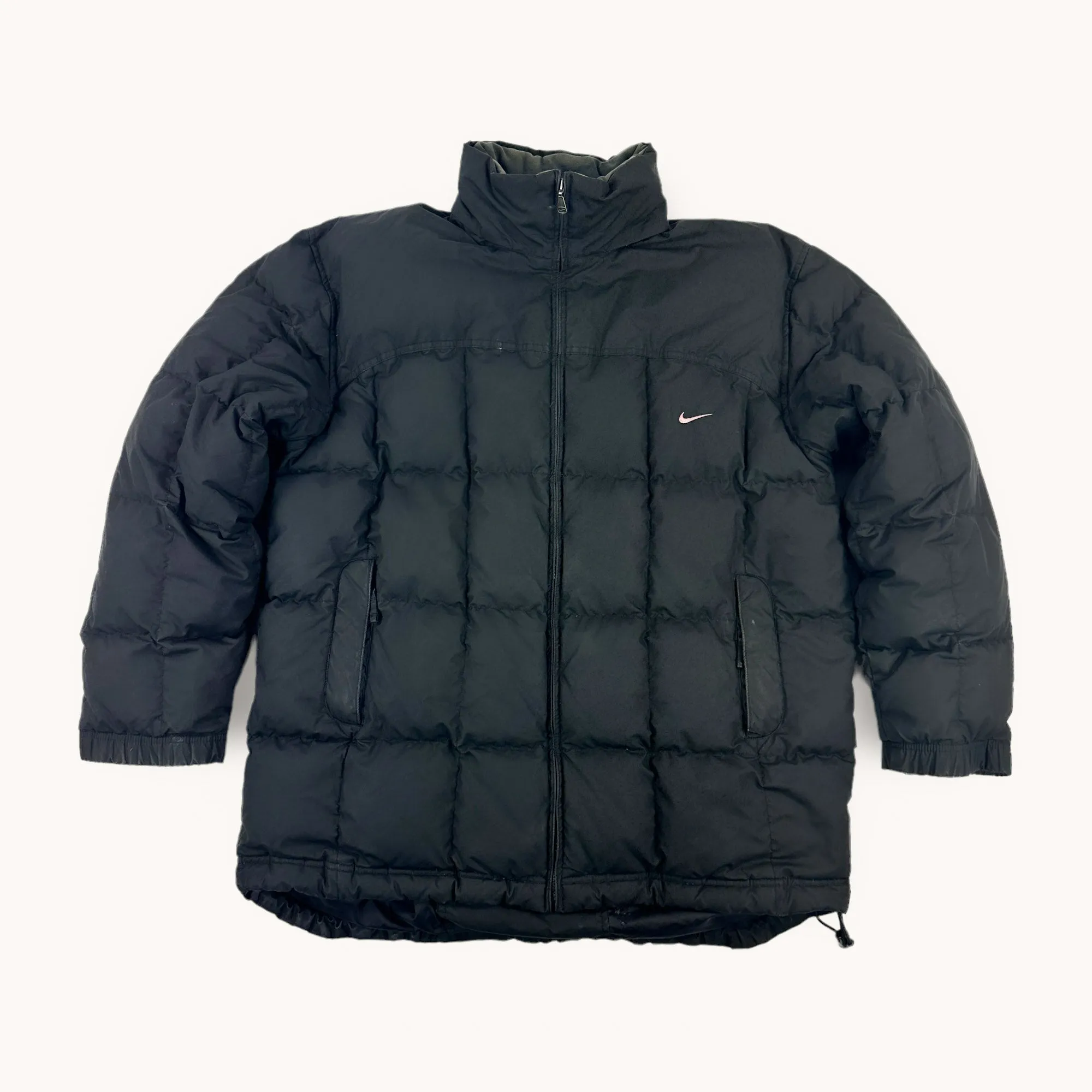 Black y2ks NIKE Puffer Jacket Coat (XL)