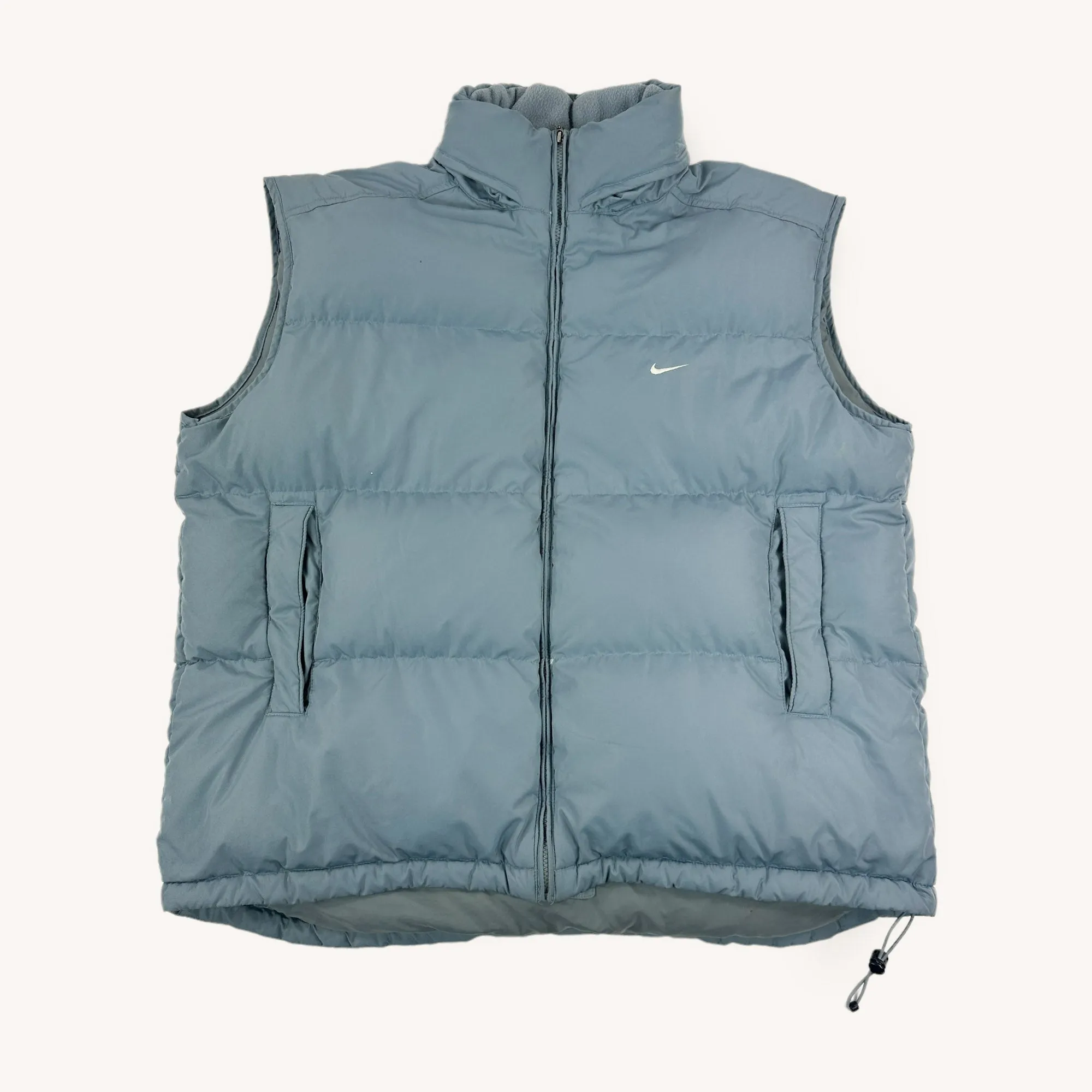 Blue y2ks NIKE Puffer Jacket Coat Gilet (XXL)