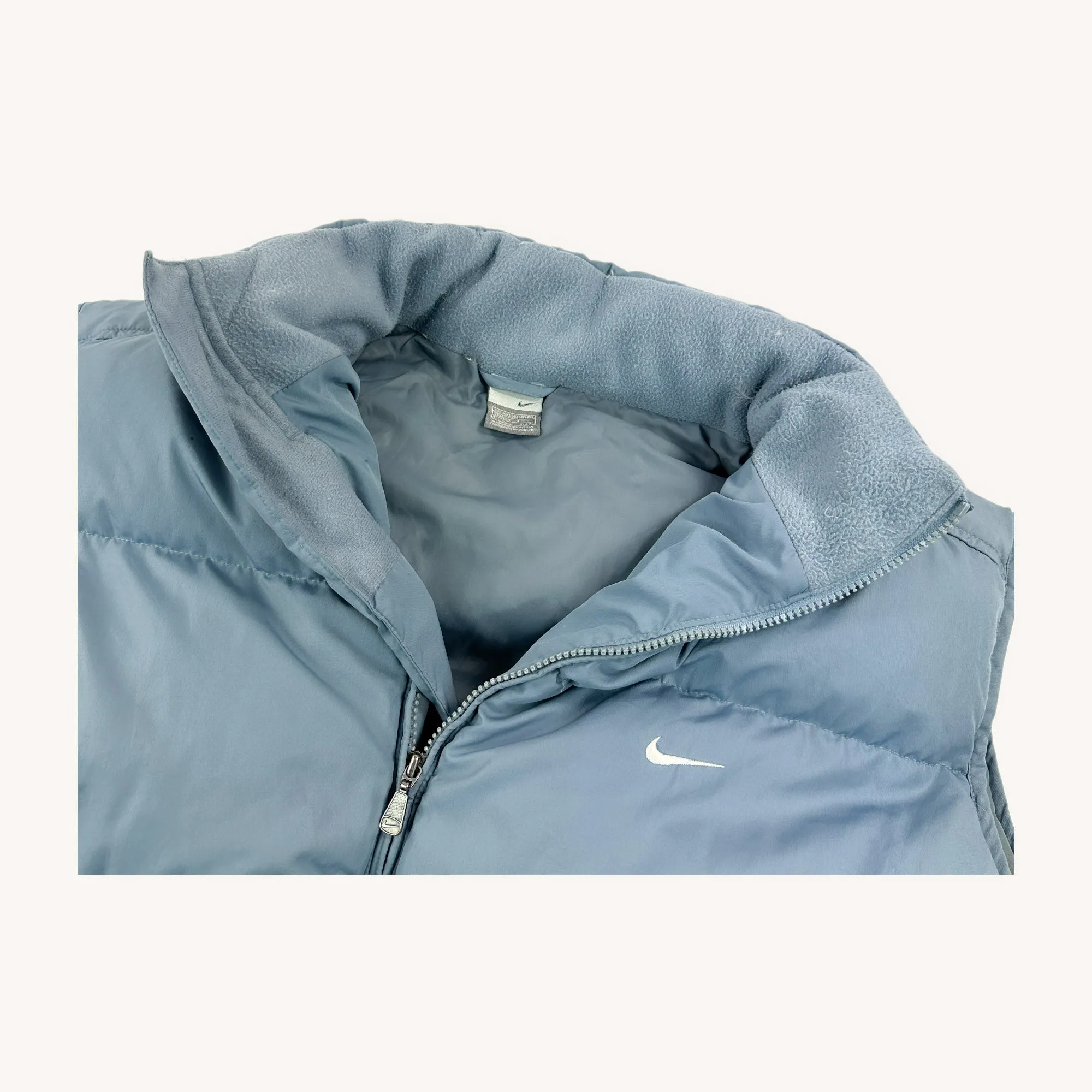 Blue y2ks NIKE Puffer Jacket Coat Gilet (XXL)