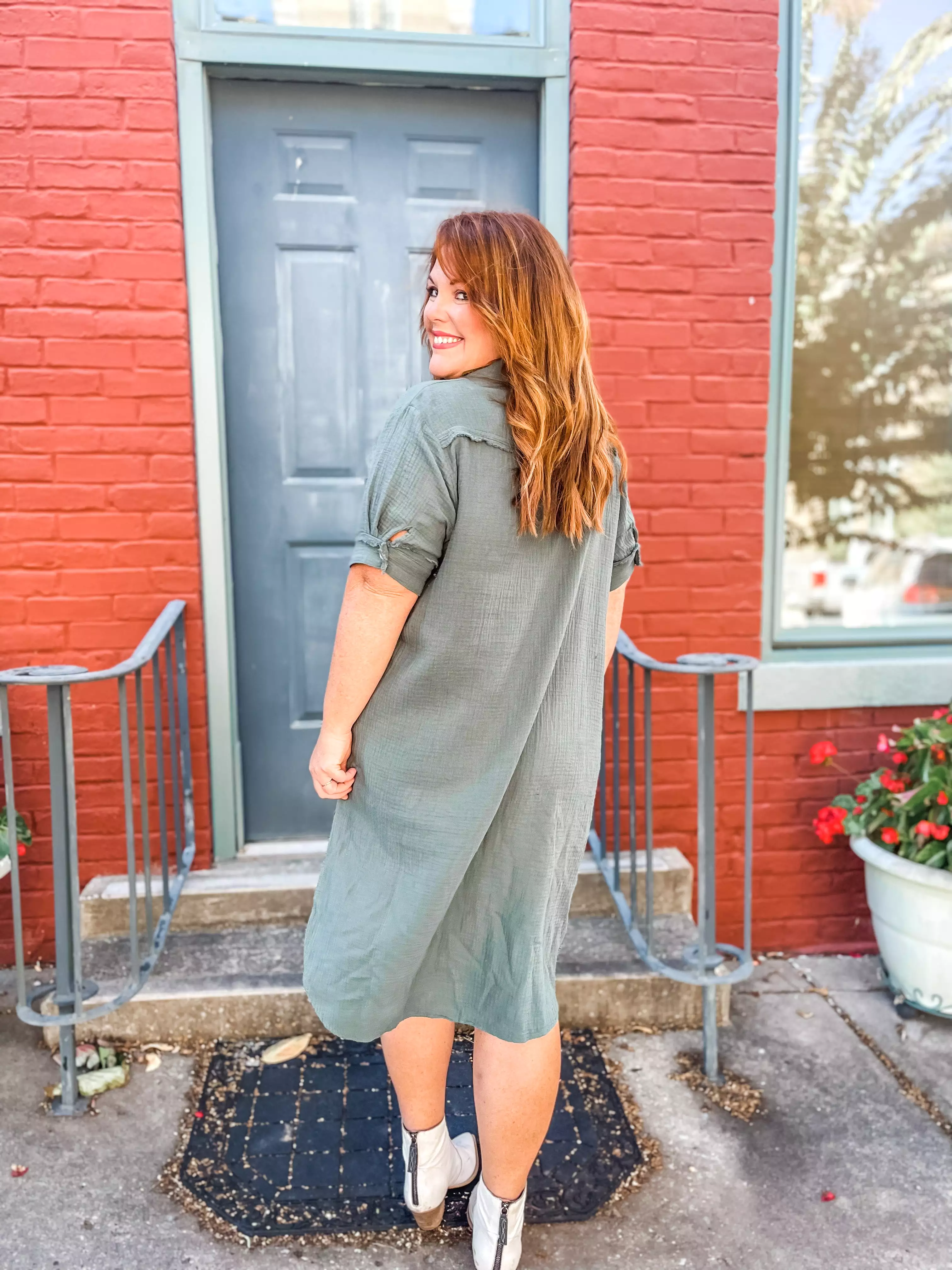 Brunch Date Midi Dress PLUS