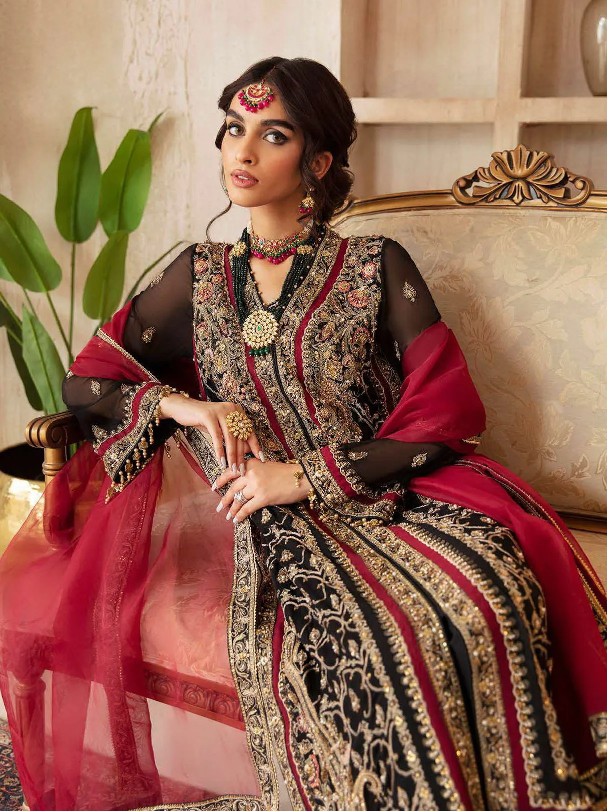 Charizma Dastaan-e-Jashan Luxury Chiffon Unstitched 3Pc Suit DJ4-06