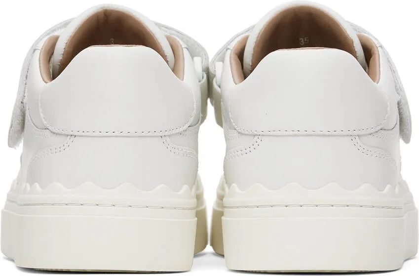 Chloé White Strap Lauren Sneaker