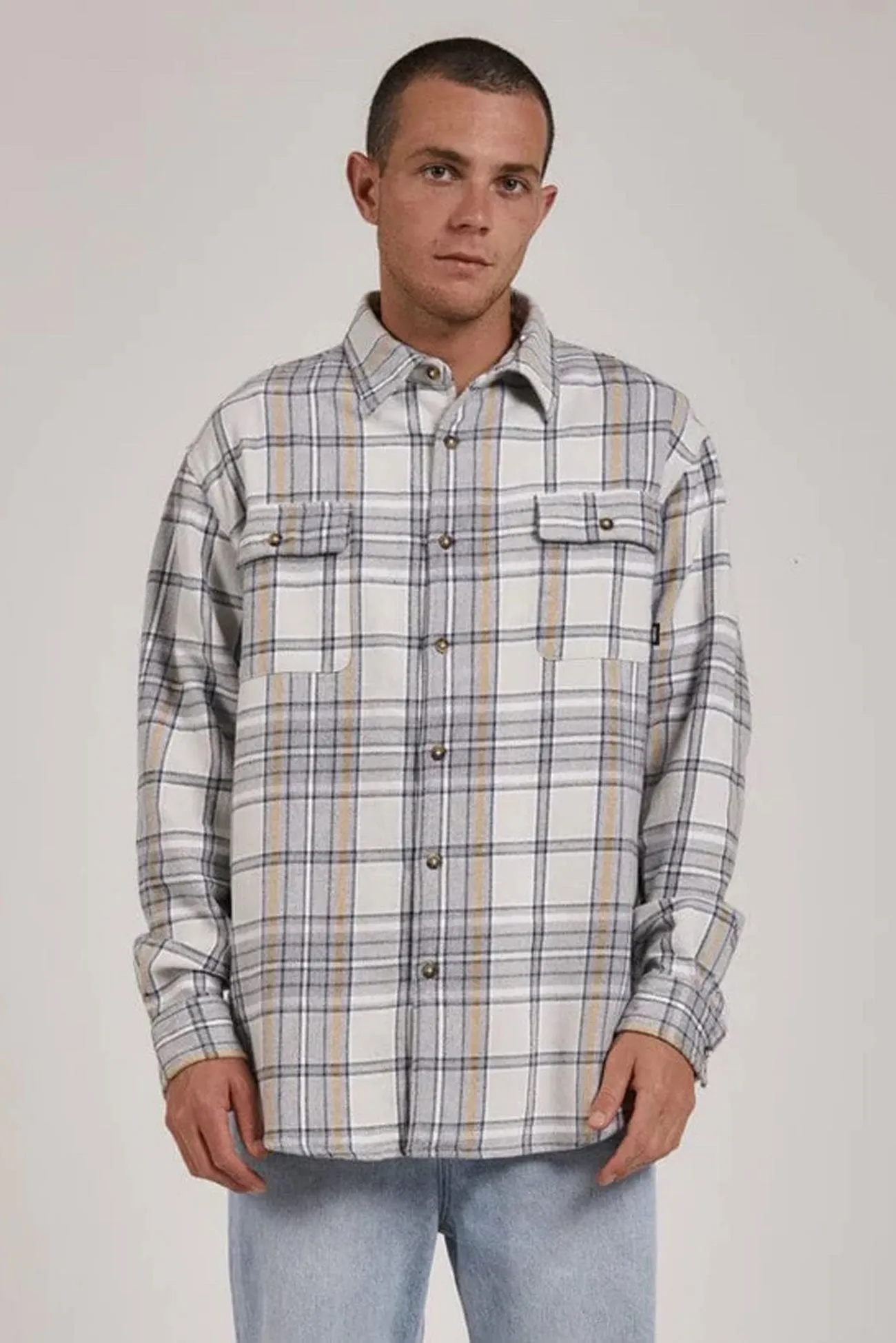 Coat Of Thrills Twill Flannel Shirt Stargazer