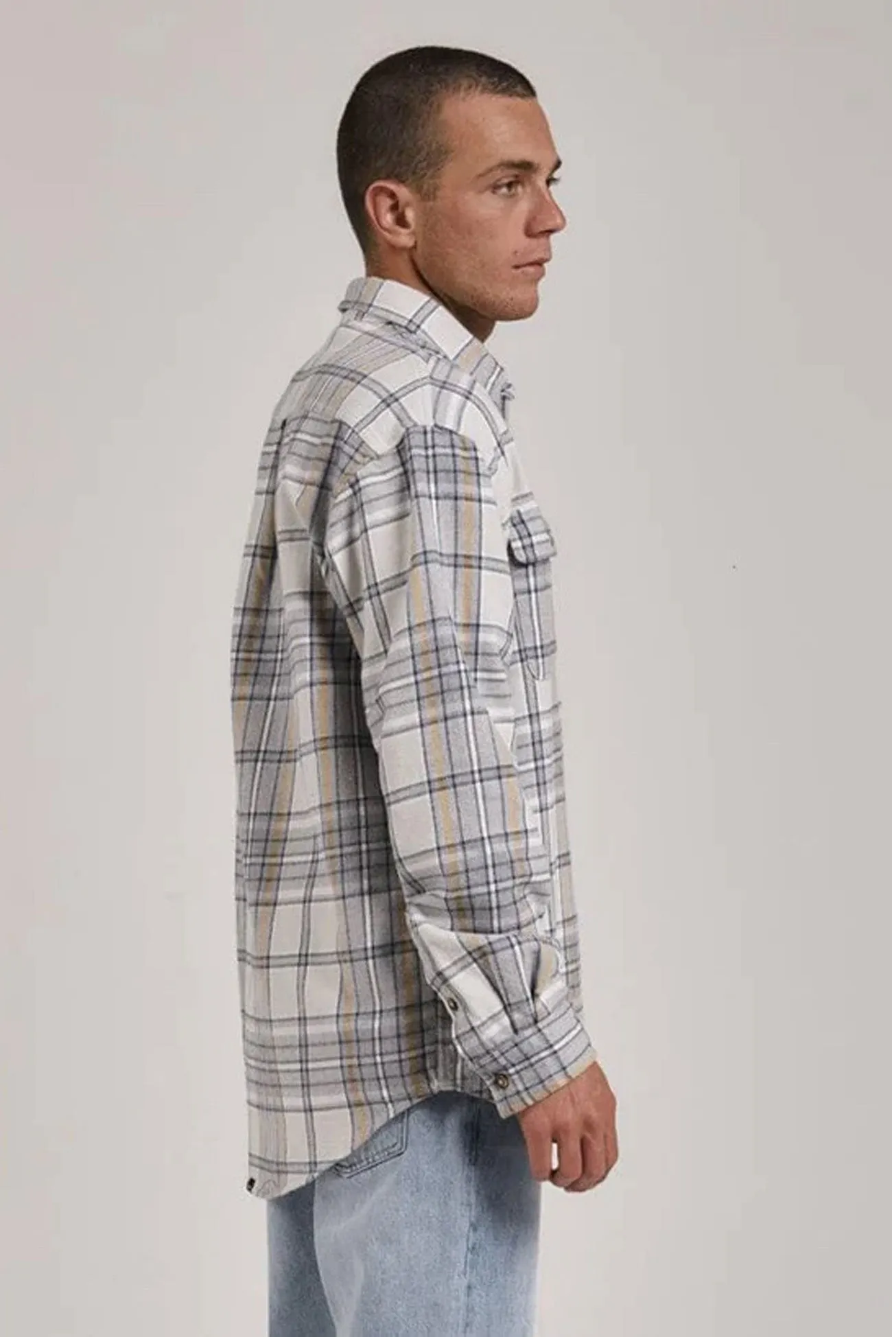 Coat Of Thrills Twill Flannel Shirt Stargazer