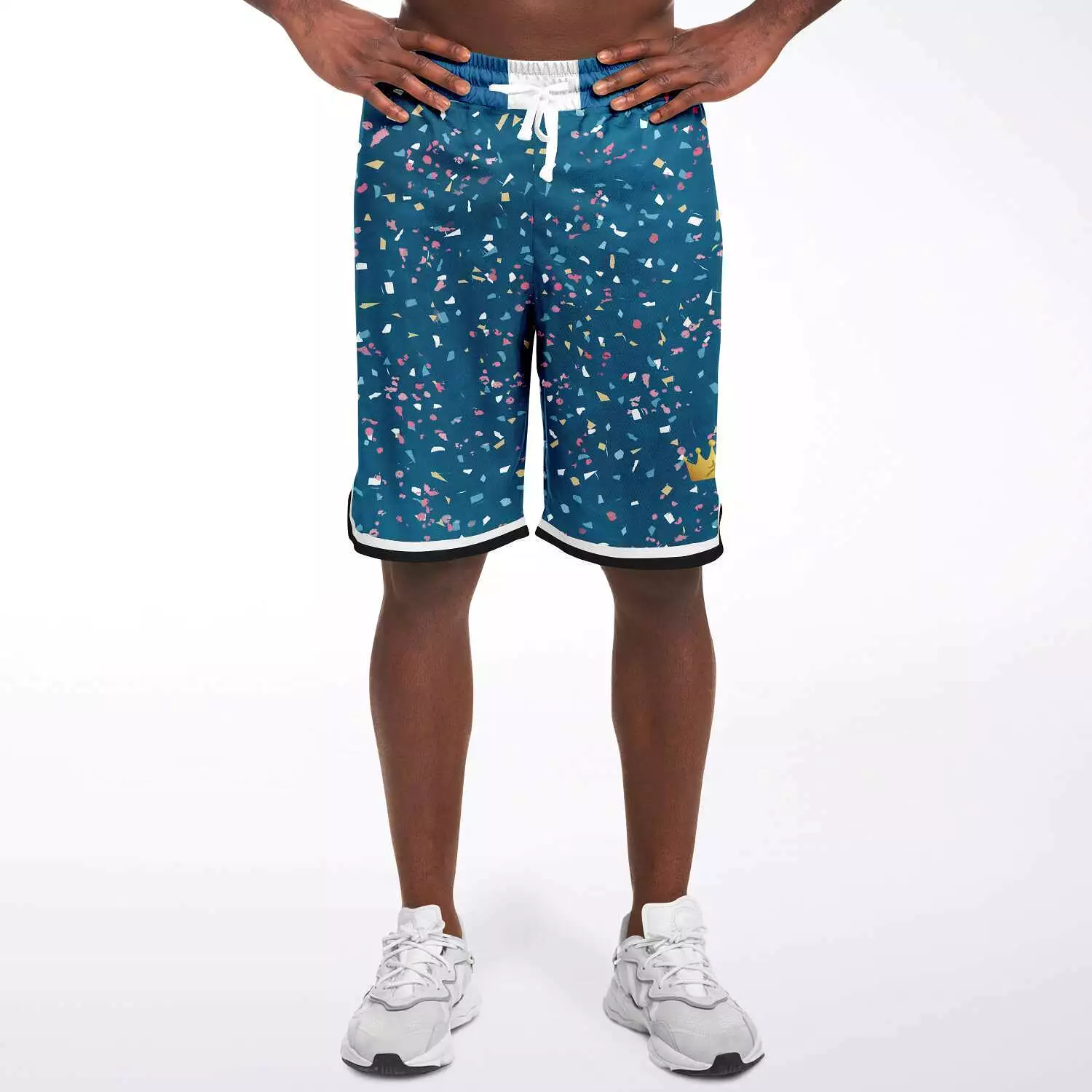 Confetti on Me Unisex Basketball Shorts (Unisex)