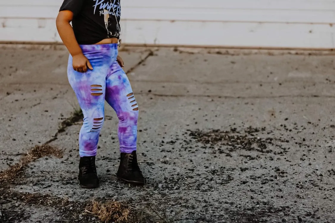 Crystal Ball Tie Dye Leggings