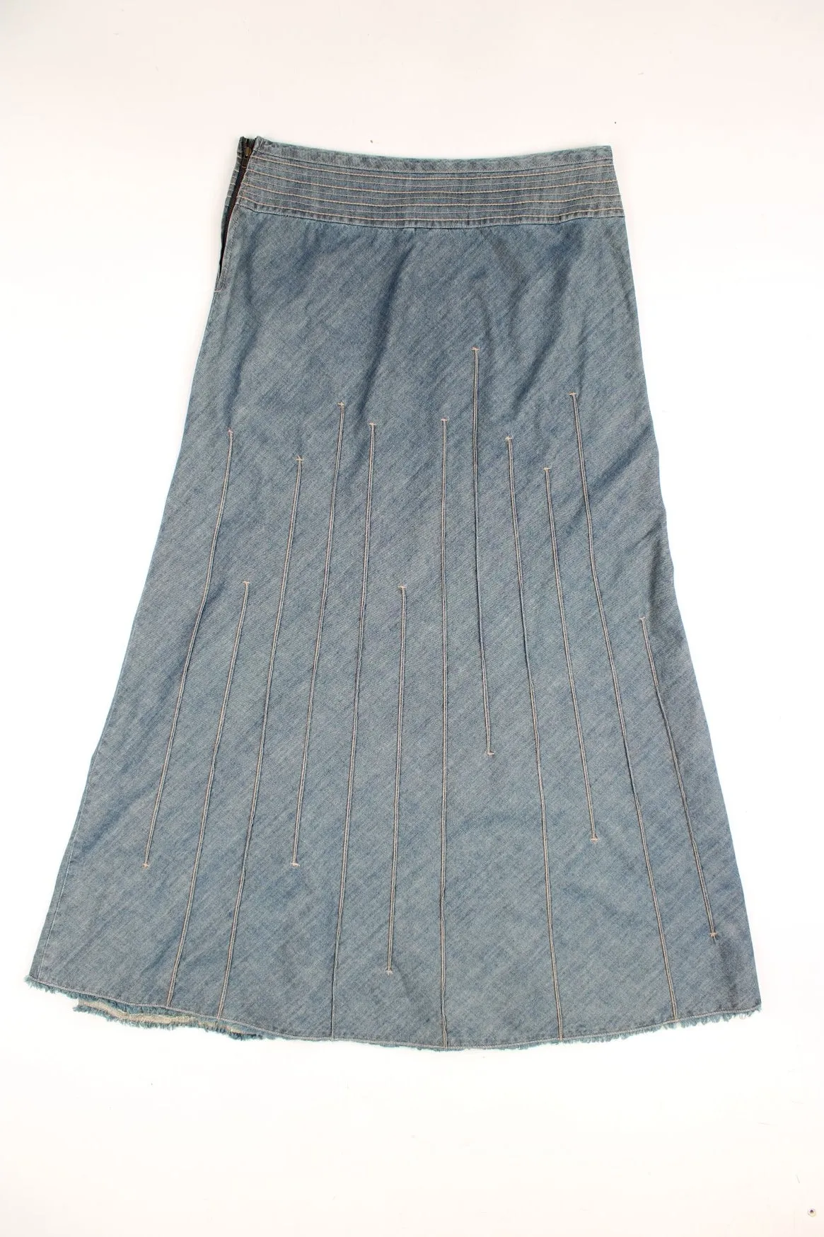 Denim Maxi Skirt