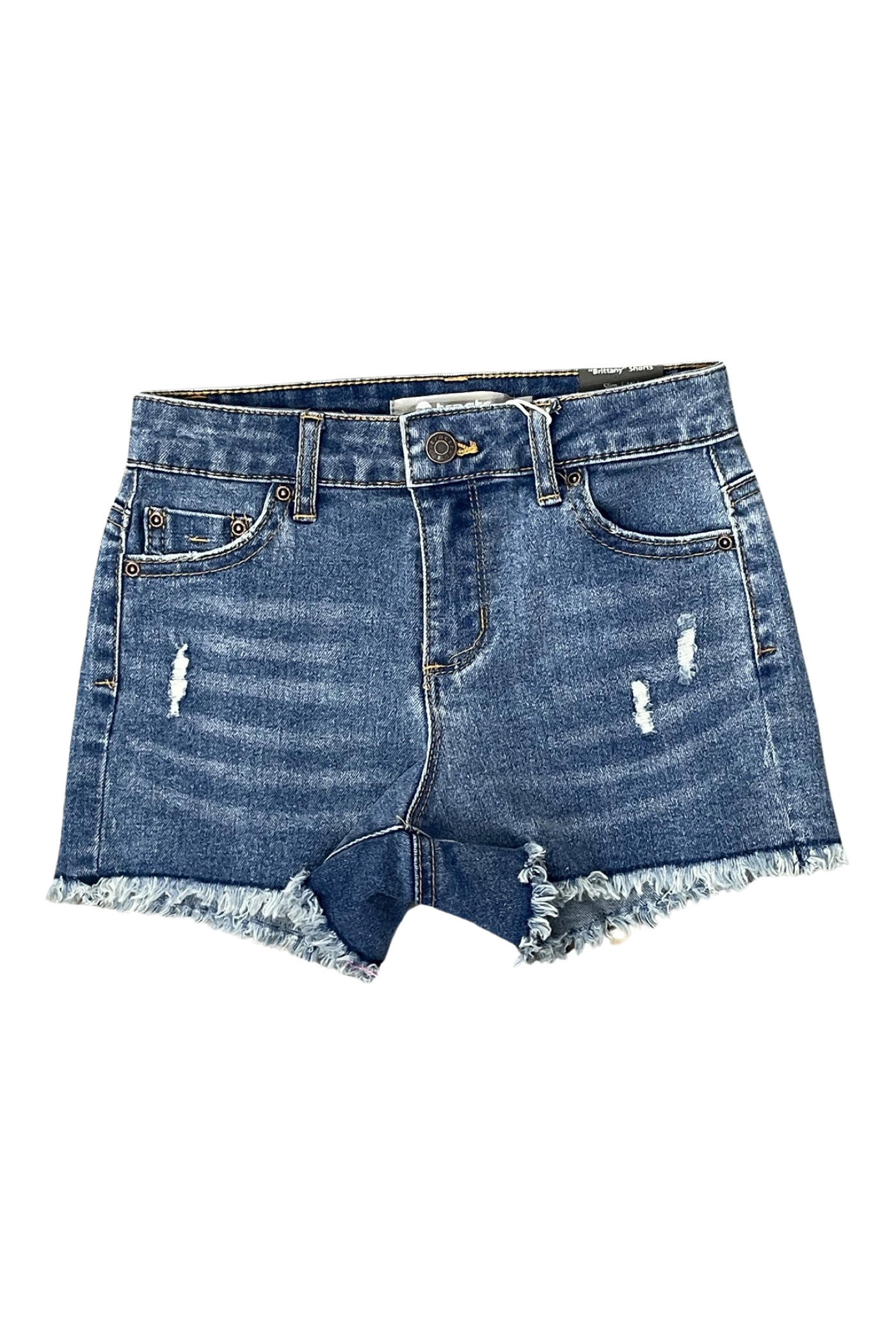 Distressed Brittany Denim Shorts