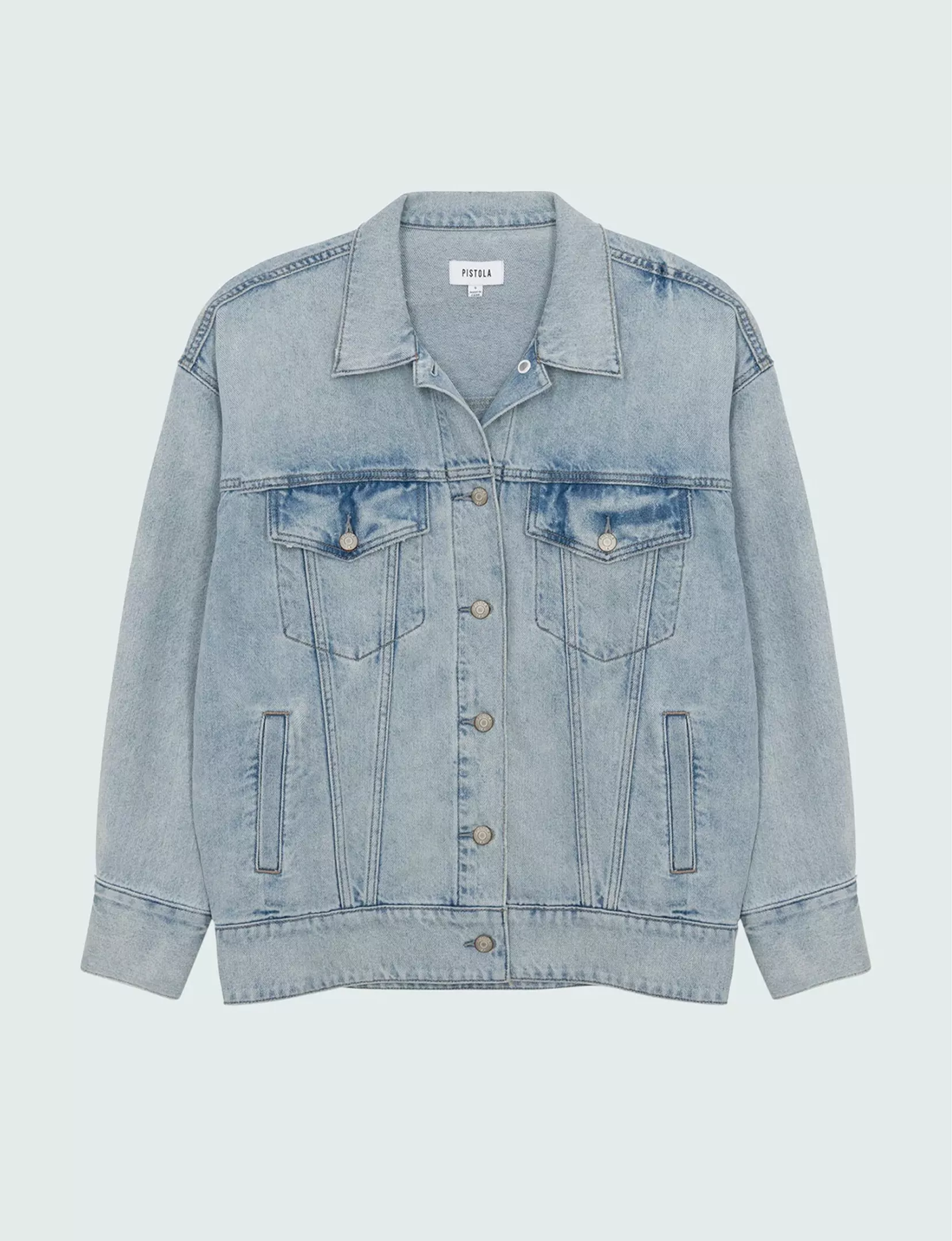 Dries Boyfriend Denim Trucker Jacket, Nimes