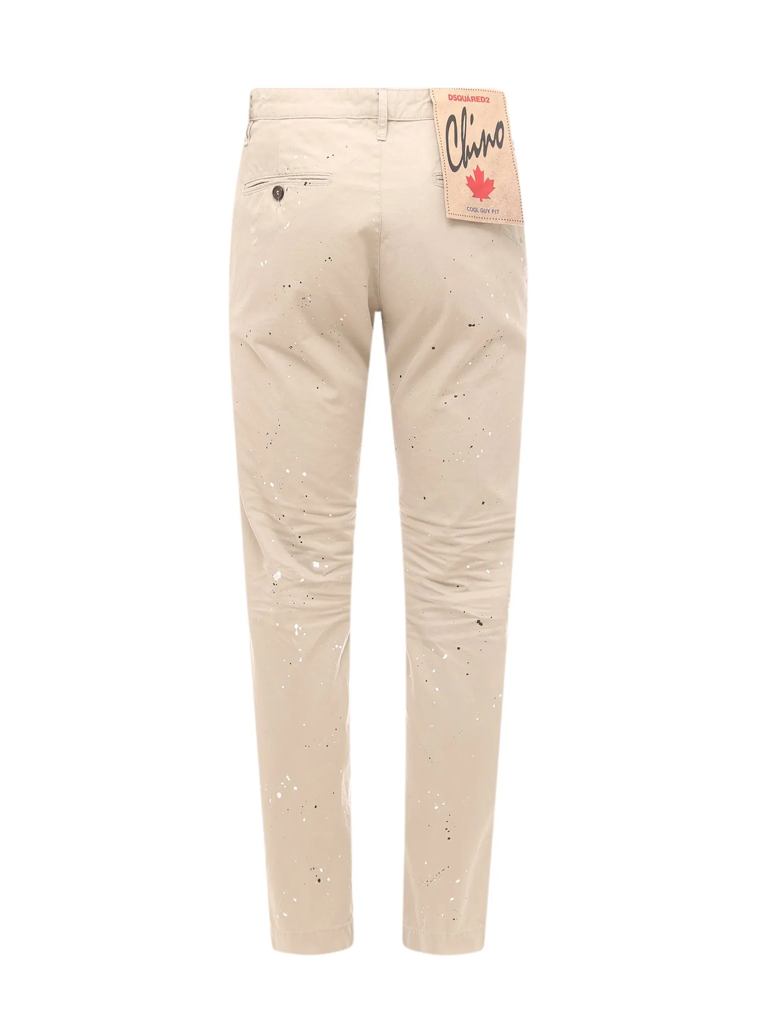 Dsquared2 All-Over Paint Detailed Distressed Pants