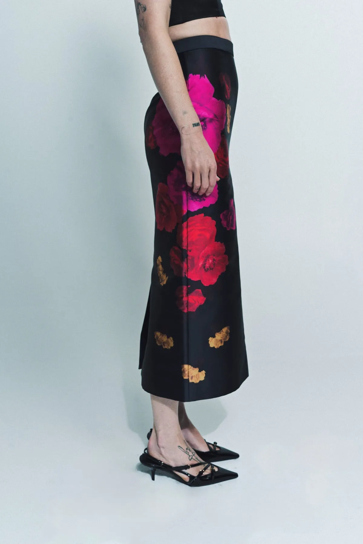 ERDEM | MIDI LENGTH PENCIL SKIRT