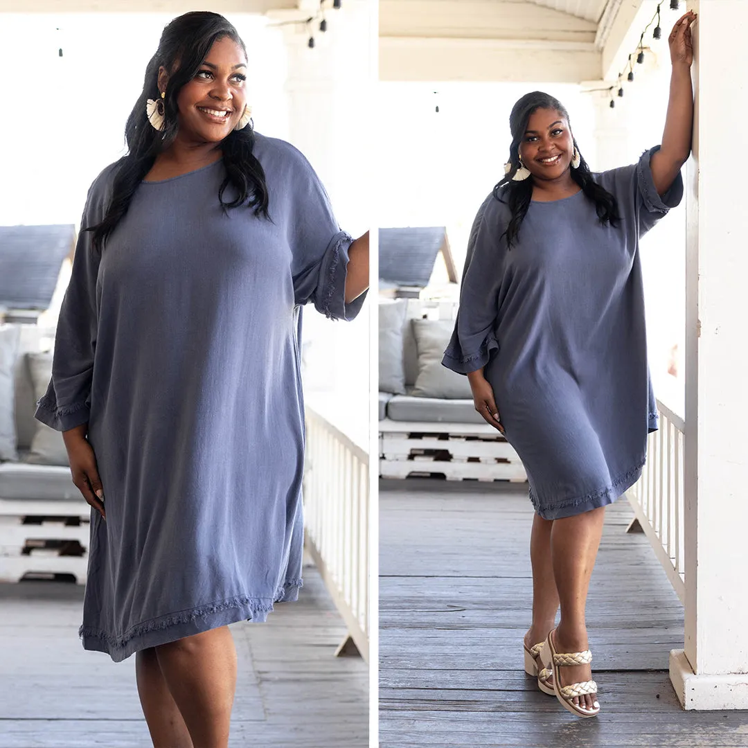 Everyday Magic Dress, Denim Blue