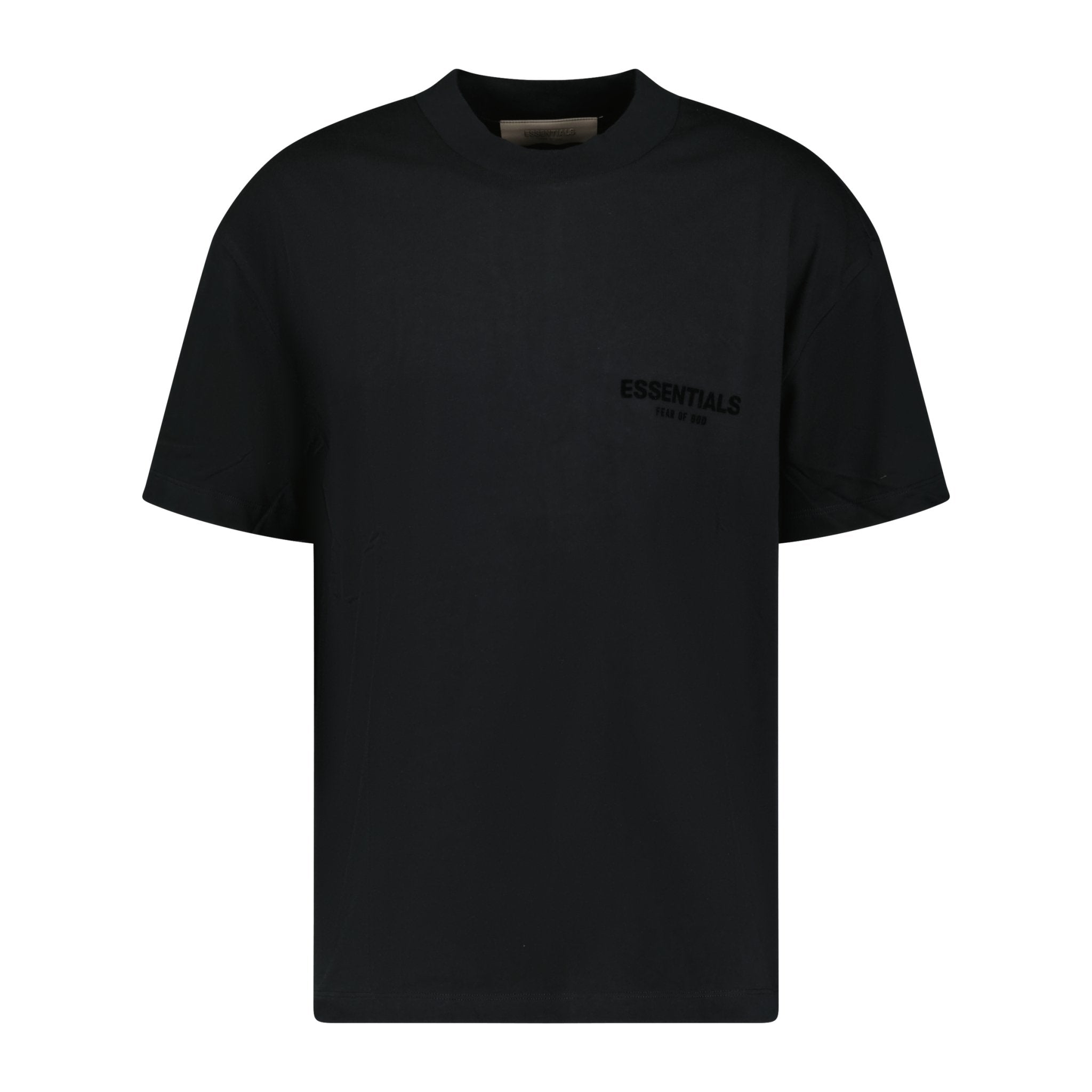 FEAR OF GOD ESSENTIALS ESSENTIALS T-SHIRT (STRETCH LIMO) BLACK