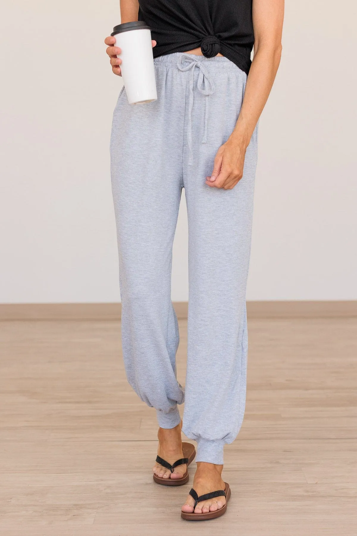 Find Your Balance Lounge Pants- Heather Gray