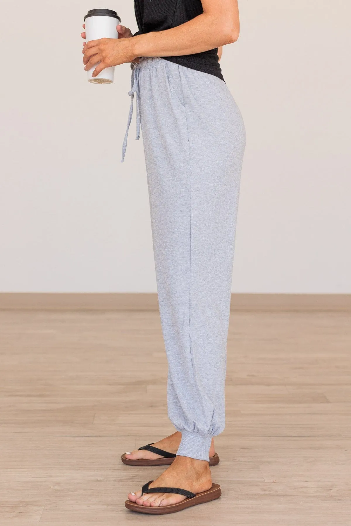 Find Your Balance Lounge Pants- Heather Gray