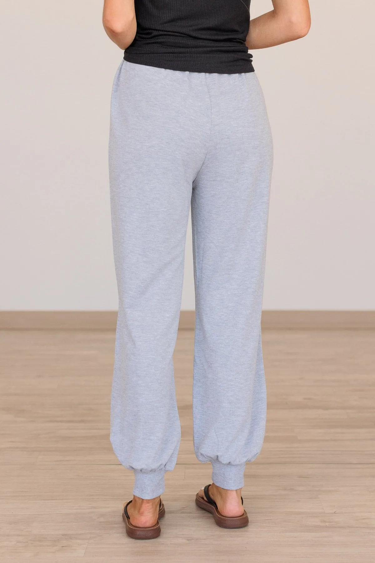 Find Your Balance Lounge Pants- Heather Gray