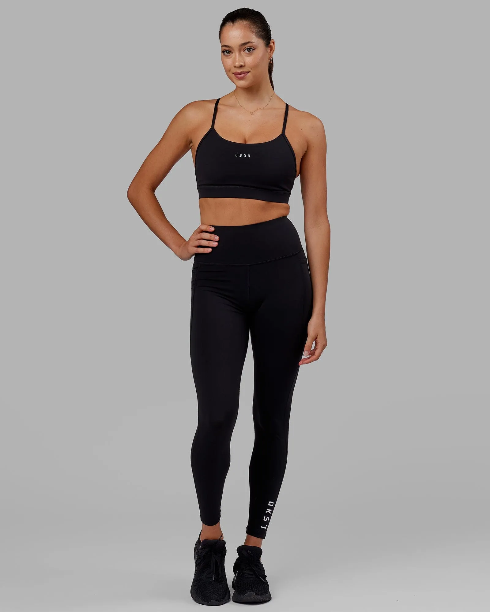 Flux Full Length Leggings - Black