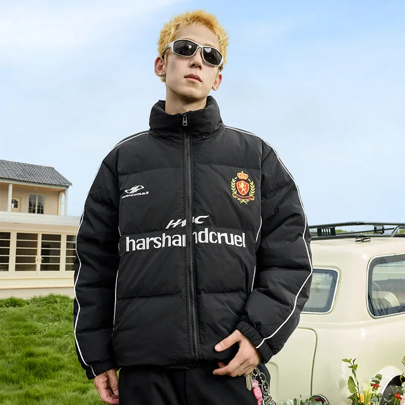 Football Club Embroidered Down Coat