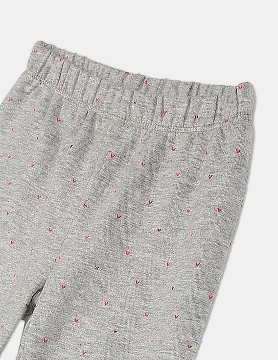 GAP Girls Grey Embellished Coziest Leggings