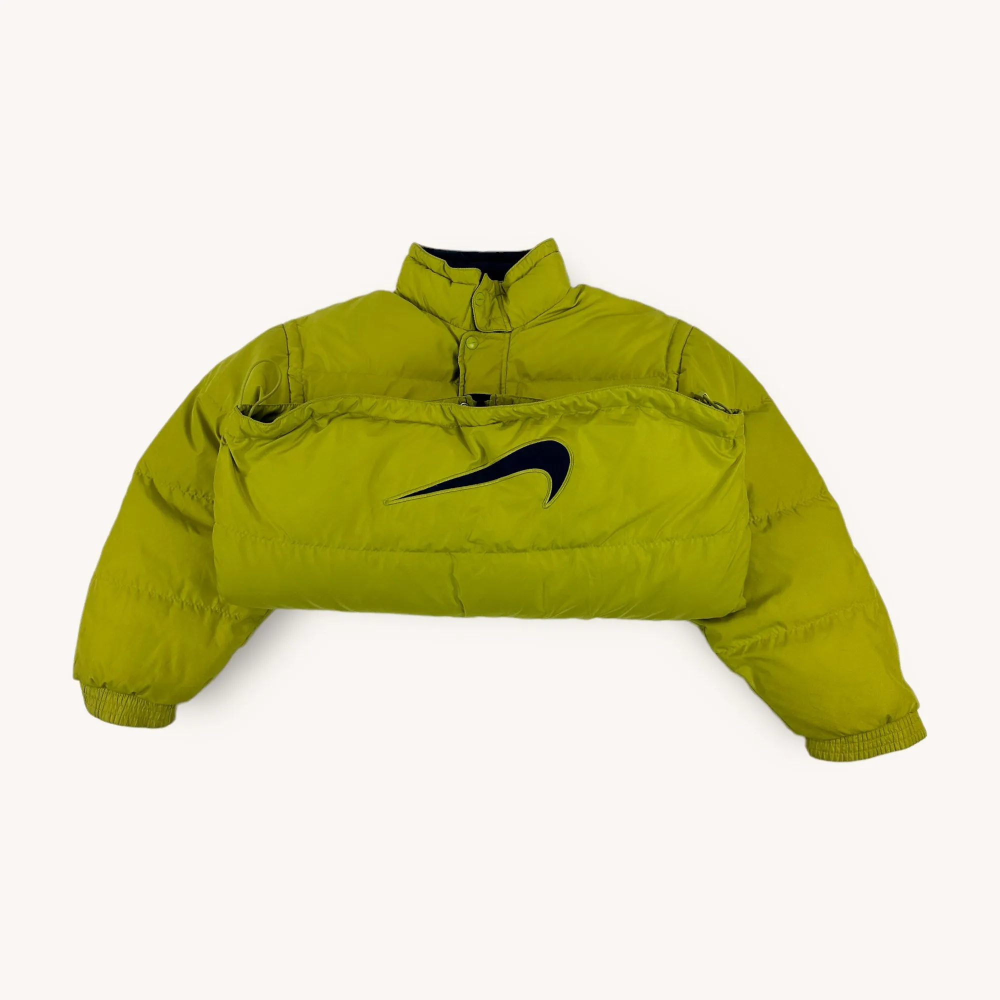 Green 90s NIKE Puffer Jacket Coat  (S/M)