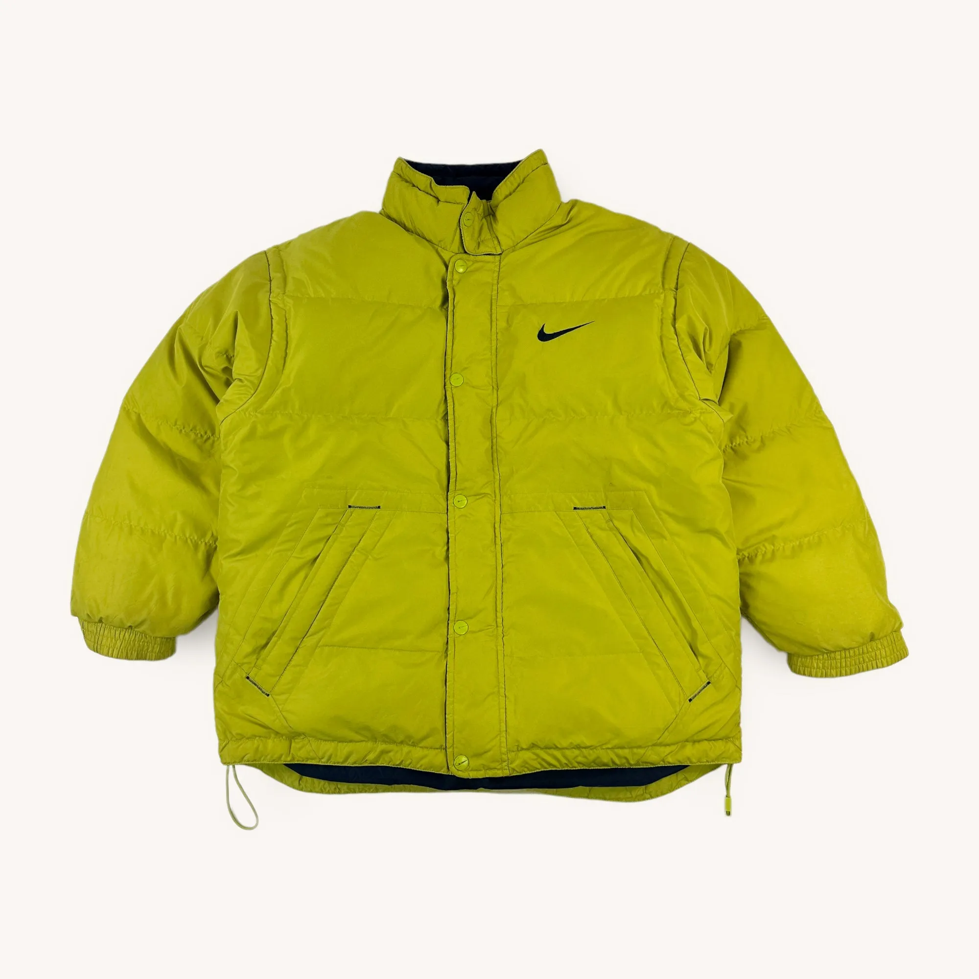 Green 90s NIKE Puffer Jacket Coat  (S/M)