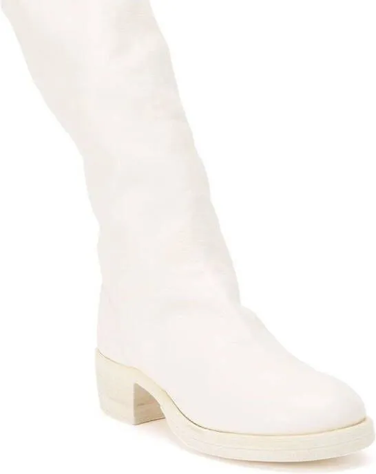 Guidi knee boots White