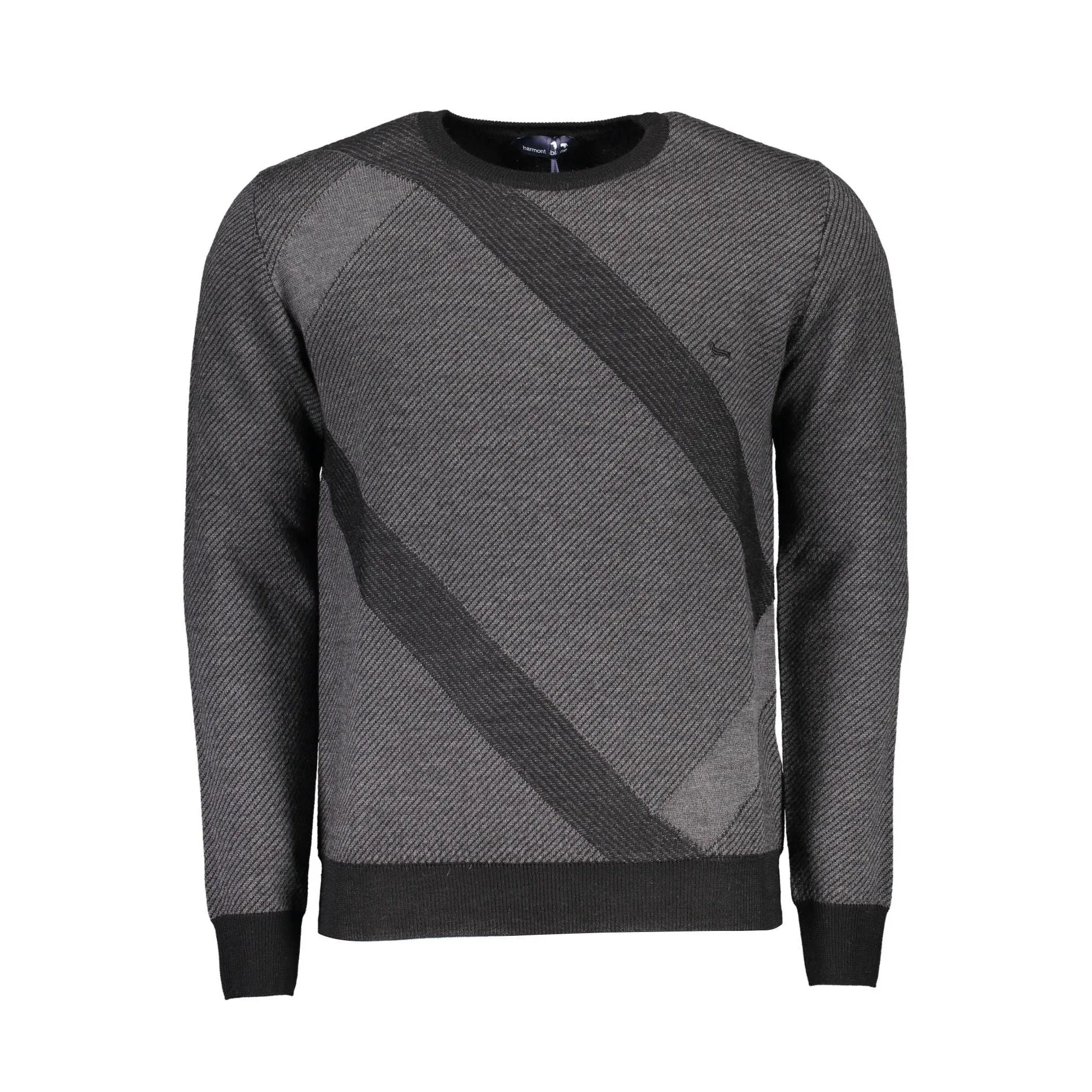 Harmont & Blaine Elegant Wool Sweater with Contrasting Details