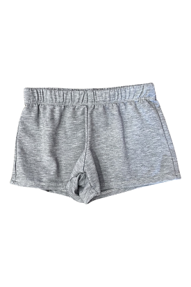 Heather Grey Solid Basic Shorts