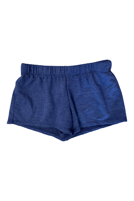 Heather Navy Basic Shorts