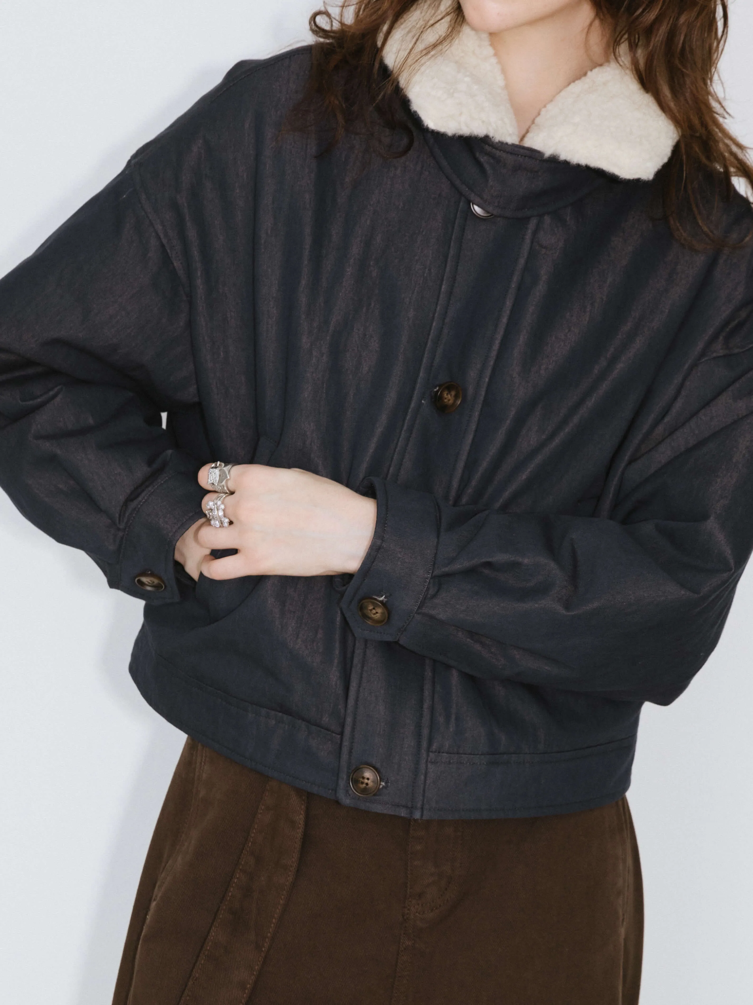 High Neck Down Coat