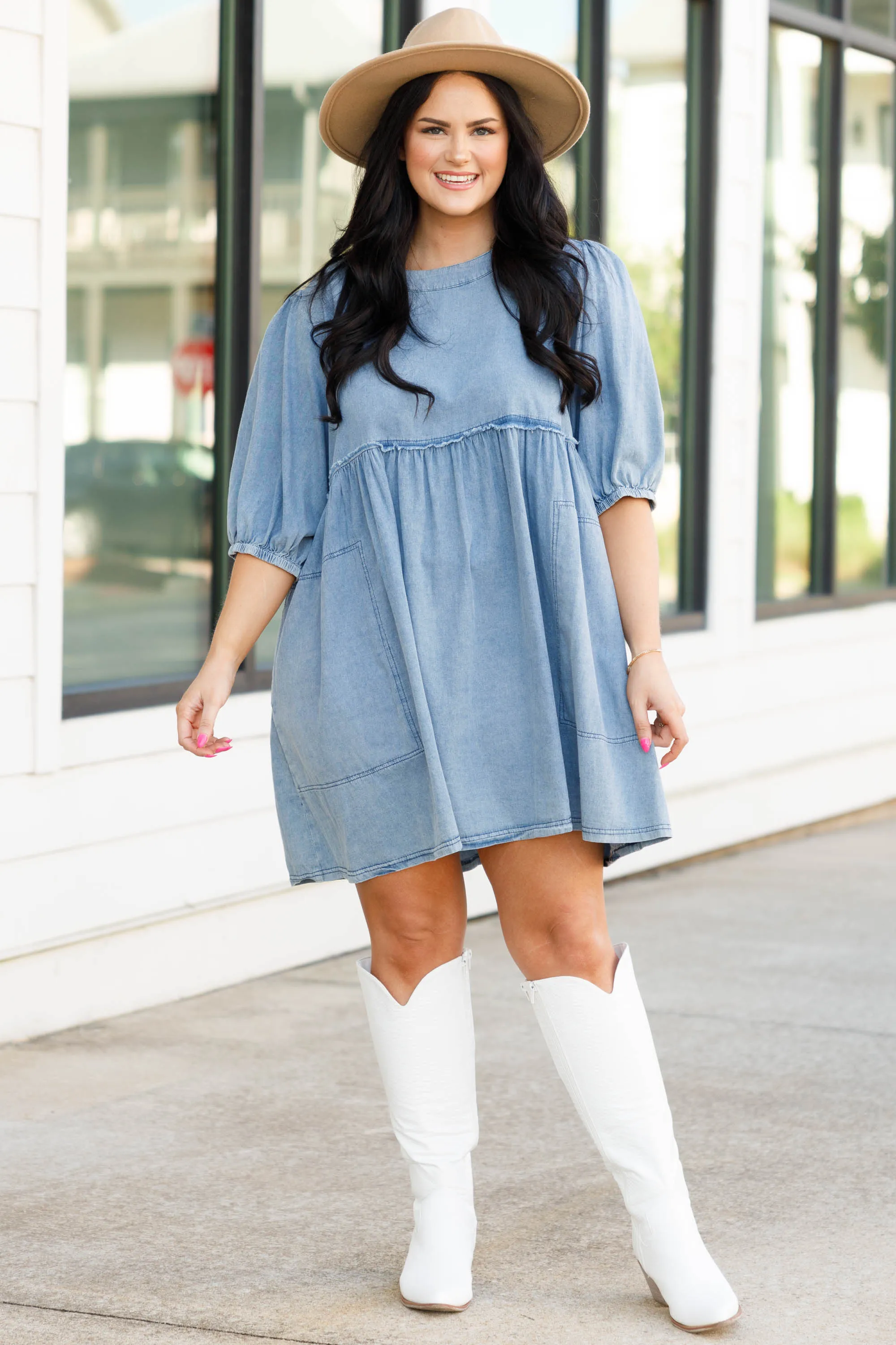 I'm Obsessed With You Dress, Denim