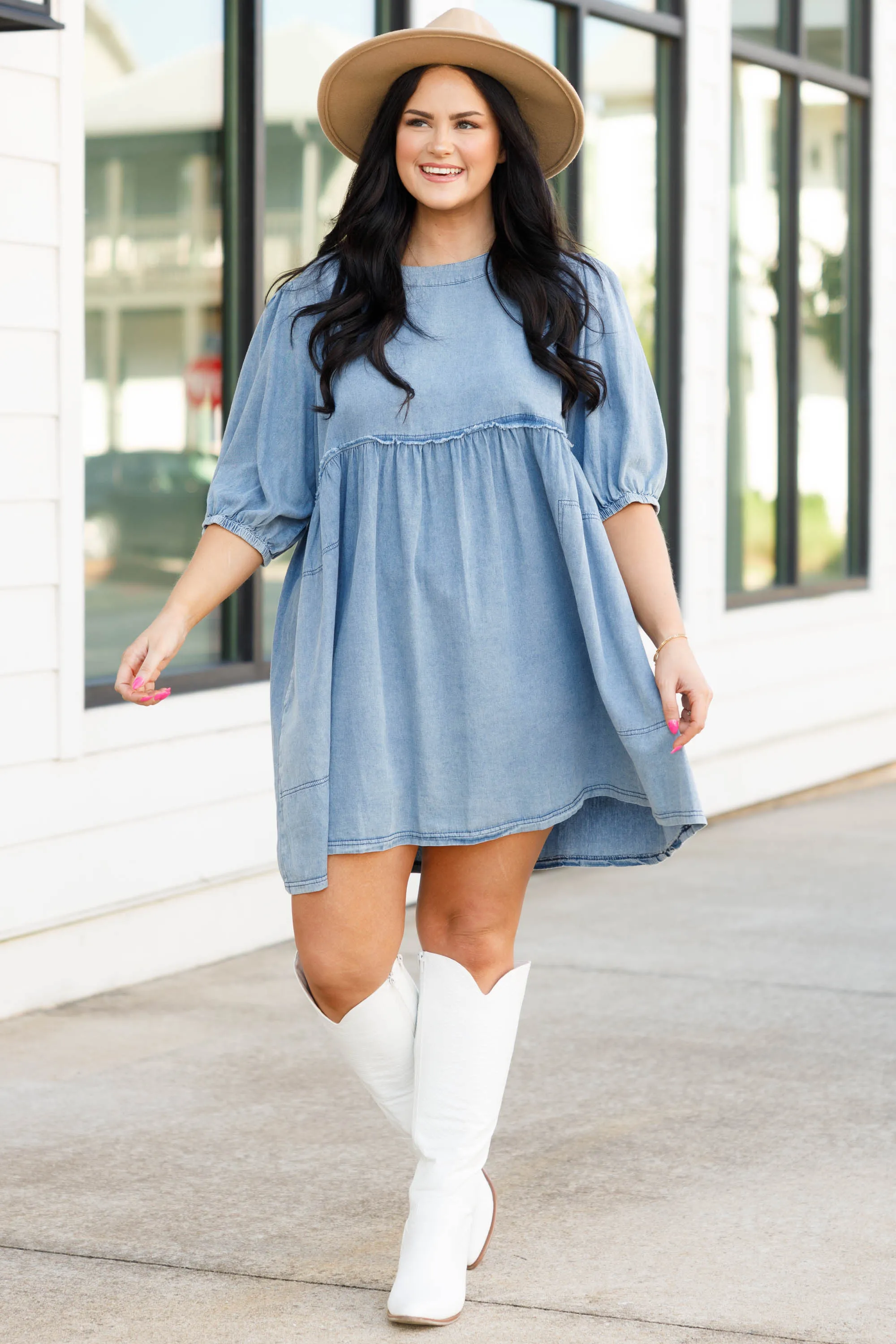 I'm Obsessed With You Dress, Denim