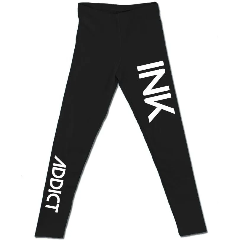 InkAddict Women's INK Black Leggings