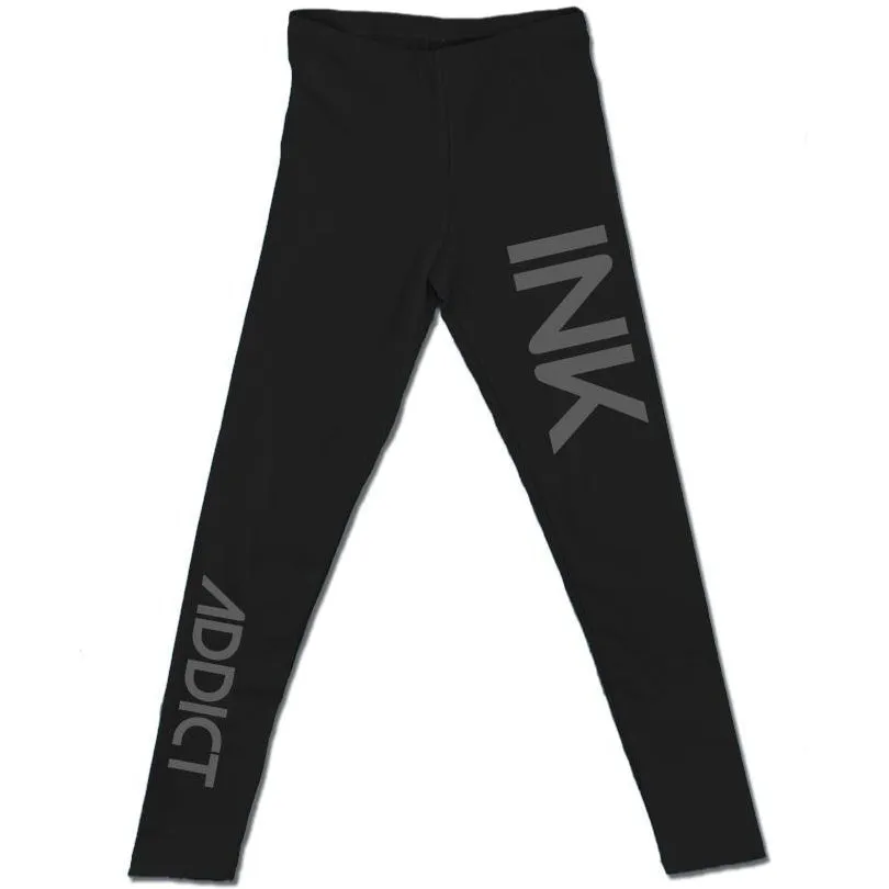 InkAddict Women's INK Black Leggings