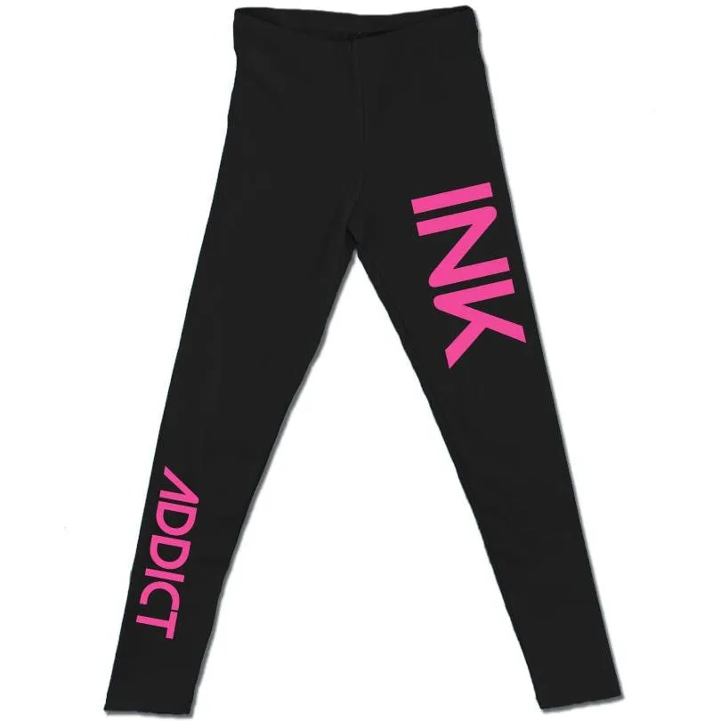 InkAddict Women's INK Black Leggings