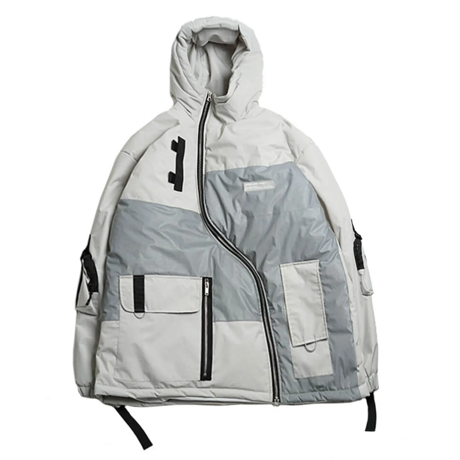 Irregular 3M Reflective Down Coat