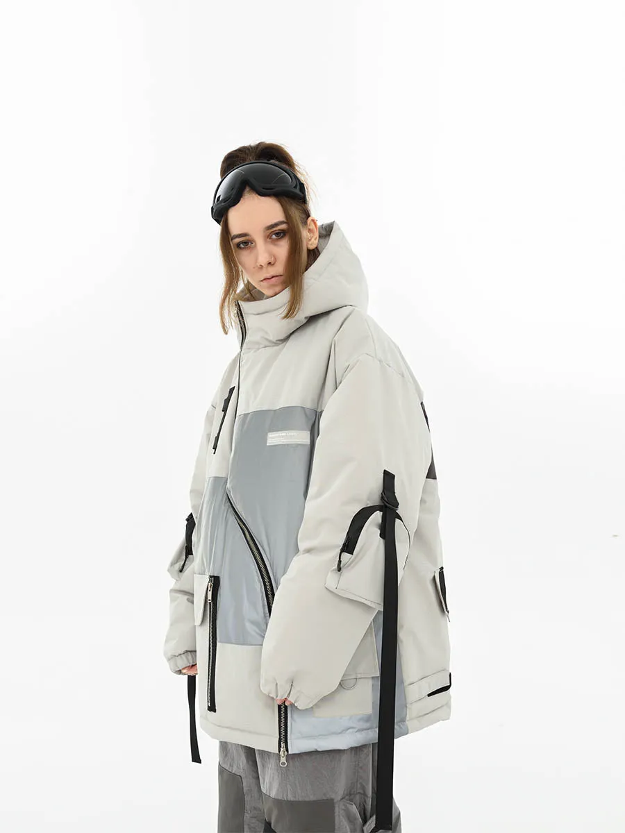 Irregular 3M Reflective Down Coat